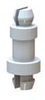 PCB Supports - Locking Large Base Two Prong/Non-Locking Two Prong - MSPS-14-01 - Essentra Components