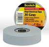 Scotch® Professional Grade Color Coding Vinyl Electrical Tape 35 - Gray - 3/4