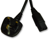 Lead Uk Plug To Iec C13 Socket 5A Blk 1M Rohs Compliant Pro Elec - 13AJ0761 - Newark, An Avnet Company