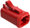 Automotive Housing, Plug, 4Pos, 13A, Red; Product Range Amphenol Sine/tuchel - 78AC6018 - Newark, An Avnet Company