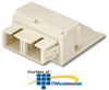 Panduit® Mini-Com SC Fiber Optic Adapter Modules - CMSAQSCBL - TelephoneStuff.com