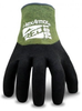 Hexarmor 2000 Black/Green 11 Kevlar/Steel Cut-Resistant Gloves - ANSI 4, EN 388 5 Cut Resistance - Latex Palm Only Coating - 2081 SZ 11 - 2081 SZ 11 - R. S. Hughes Company, Inc.