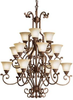 Large Chandeliers-Glass Shade - 206428 - Light Center (The)