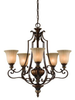 Chandelier - F2503/5FG/BRB - Generation Brands
