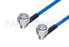 Plenum 4.3-10 Male Right Angle to 4.3-10 Male Right Angle Low PIM Cable 50 CM Length Using SPP-250-LLPL Coax , LF Solder - PE3C4146-50CM - Pasternack