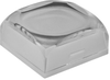 Cap, 15Mm, Clear/white, Pb Switch; For Use With Nkk Switches - 09X7077 - Newark, An Avnet Company
