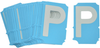Brady Bradyglo Letter Label - Printed Msg = P - 6004-P - 754473-84389 - R. S. Hughes Company, Inc.