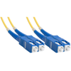 Amphenol FO-LSDUALSCSM-003 SC-SC Duplex Single-Mode 9/125 Fiber Optic Patch Cable (OFN-LS Low Smoke) - 2 x SC Male to 2 x SC Male 3m - Image
