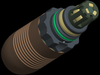 10 Contact Waterproof Break Away Plug - AJ-210 - Amphenol Aerospace Corporation