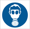 Brady B-555 Aluminum Rectangle White Breathing Apparatus Sign - 10 in Width x 7 in Height - 42763 - 754476-42763 - R. S. Hughes Company, Inc.