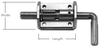 Hinges, Latch Hinges - Spring Latches - 9298RV-32 - H.A. Guden Co., Inc.