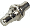 RCA Female To Female Chassis Mount - White - PF-PFCM - Visual Sound, Inc.