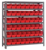Quantum Small Parts Bin System - 52840 - U.S. Plastic Corporation