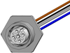 Sensor Cord, 5P M12 Rcpt-Free End, 6; Connector Type A Norcomp - 17AH5207 - Newark, An Avnet Company