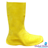 Global Glove Frogwear Yellow 2XL Chemical-Resistant Boots - 12 in Height - Latex Upper - B260 2XL -- B260 2XL - Image