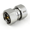 7/16 DIN Male (Plug) to 7/16 DIN Male (Plug) Adapter, Tri-Metal Plated Brass Body, 1.15 VSWR - SM3389 - Fairview Microwave Inc.