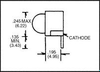 Indicator, Led Pcb, 5Mm, Yellow, 2.1V; Led Color Dialight - 30K0793 - Newark, An Avnet Company