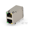 Modular/Ethernet Connector (RJ45) Jacks With Magnetics - 17-2496686-1-ND - DigiKey