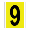 34 Series Indoor Numbers and Letters - 3470-9 - Brady Corporation
