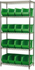 Shelving, Wire Shelving Kit, 18x36x74, 18 Bins - AWS183630265G - Akro-Mils, Inc.