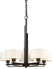 65024-5 Mid. Chandeliers-Drum Shades - 606010 - Capital Lighting, Inc.