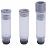 0.75ml Alphanumeric coded Screw Cap tubes with Internal Thread V-bottom in Loborack-96 White (Barcoded A1-H1 side) with low cover - MPW42074BC3 - diaago
