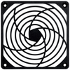 80mm Plastic Fan Guard UL94V-2 - 09325-G - Qualtek Electronics Corp.