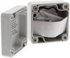 Enclosure, Watertight, Flat Lid, Din Rail, 65 Mm, 65 Mm, 40 Mm, Pc (Polycarbonate), Grey Rohs Compliant Hammond - 41T1265 - Newark, An Avnet Company