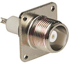 connector,rf coaxial,hn panel receptacle,4-hole flange,solder cup terminal - 70142842 - Allied Electronics, Inc.