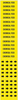 Brady B-946 Black on Yellow Vinyl Self-Adhesive Pipe Marker - 2 1/4 in Height - 1/2 in Character Height - 2 3/4 in Length - Printed Msg = CHEMICAL FEED with Right Arrow - 7043-3C - 754476-36221 - R. S. Hughes Company, Inc.