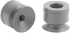 Flat suction cup (round) for smooth or slightly rough surfaces PFG 8 NBR-55 N004 - 10.01.01.00009 - Schmalz Inc.