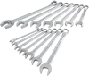 14 Pieces 12 Point SAE Mirror Chrome Wrench Set -- TU14S - Image