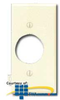 Leviton Single Receptacle 1.406" Dia. Hole End.. - PSE-7 - TelephoneStuff.com