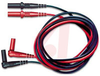 Test Lead;Banana Plug Sheathed;Rt-Ang to Rt-Ang;Length 48