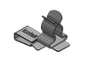 EMC Shield Clamps for 10 × 3 mm Bus Bar, Pluggable- with or without Integrated Strain Relief - 36786.3 - icotek Corp