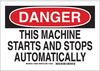 Machine & Operational Sign - 123683 - Brady Corporation
