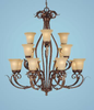Large Chandeliers-Glass Shade - 424549 - Capital Lighting, Inc.