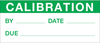 Calibration Labels - WOAF-10 - Brady Corporation