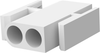 Plug Housing, 2Pos, 6.1Mm, Natural; Product Range Amp Te Connectivity - 39K0562 - Newark, An Avnet Company