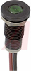 Indicator,Pnl-Mnt;T-1 3/4 LED Water-Resistant Flush- LED,Ultra Bright Green - 70015638 - Allied Electronics, Inc.