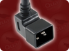 IEC-60320-C20 UP ANGLE to IEC-60320-C19 HOME // Power Cords // IEC/Jumper Power Cords // Domestic - 5370.060 - Quail Electronics