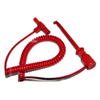 XJL Macro-Hook to 9305 Stacking Shrouded R/A Banana Plug, 18 AWG PVC Test Lead - 635XJL - E-Z-HOOK, a division of Tektest, Inc.