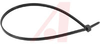 Tie, Cable; Black; 11-1/2 in. (Approx.); 0.15 in. (Approx.); 3 in. (Max.) - 70163660 - Allied Electronics, Inc.
