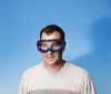 18624 - Allsafe MonoGoggle XTR, Blue Frame, Clear Lens -- GO-81657-15 - Image