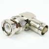 RA BNC Male (plug) to BNC Female (Jack) Adapter, Nickel Plated Brass Body, 1.2 VSWR - SM3452 - Fairview Microwave Inc.