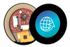 1.3” pixxiLCD Series Round Intelligent Display Module with PIXXI-28 Graphics Controller -- pixxiLCD-13P2-CTP-CLB
