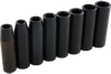 8 Pieces 6 Point Deep Metric Impact Socket Set - PMD388T - Gray Tools Canada Inc.