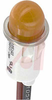 Indicator,Pnl-Mnt;Neon;Amber;0.500 In;208-250 VAC;Lens,Dome;22AWG Wire Leads - 70130372 - Allied Electronics, Inc.