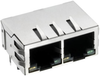 Rj45 Connector, Jack, 8P8C, Cat3/5, Tht; Modular Connector Type Pulse Electronics - 60AC3110 - Newark, An Avnet Company