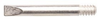 Weller Chisel Tip PL333 - Chisel Tip - 0.85 in Tip Length - 0.13 in Tip Width - 037103-03696 - R. S. Hughes Company, Inc.